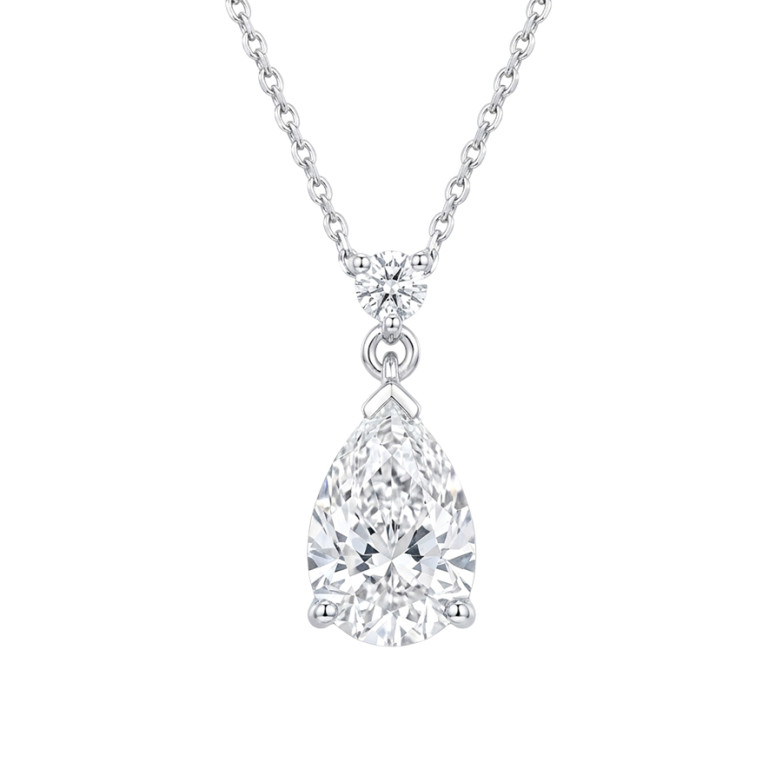 Collier diamants 2.41 carats en or blanc Bon état -  reconditionné disponible sur Gemme Les Bijoux